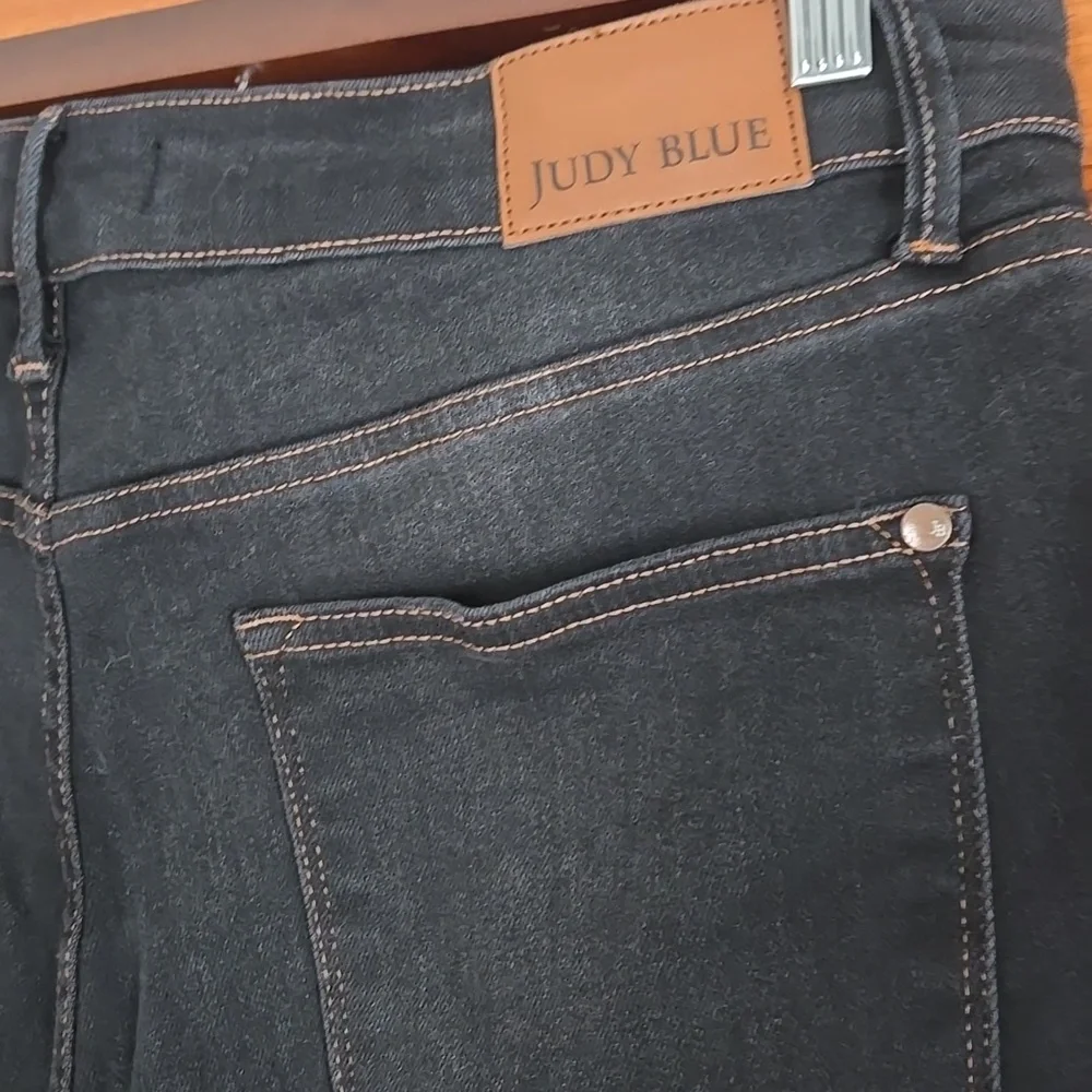 Judy Blue Womens 14W Black JB88768 BK Skinny Fit Denim Pants - Picture 5 of 14